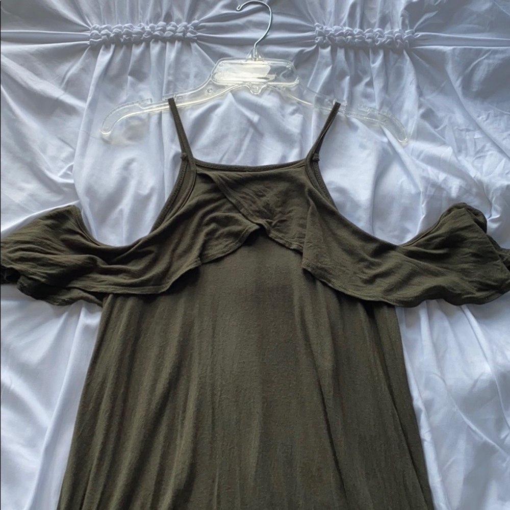 Cold shoulder dress